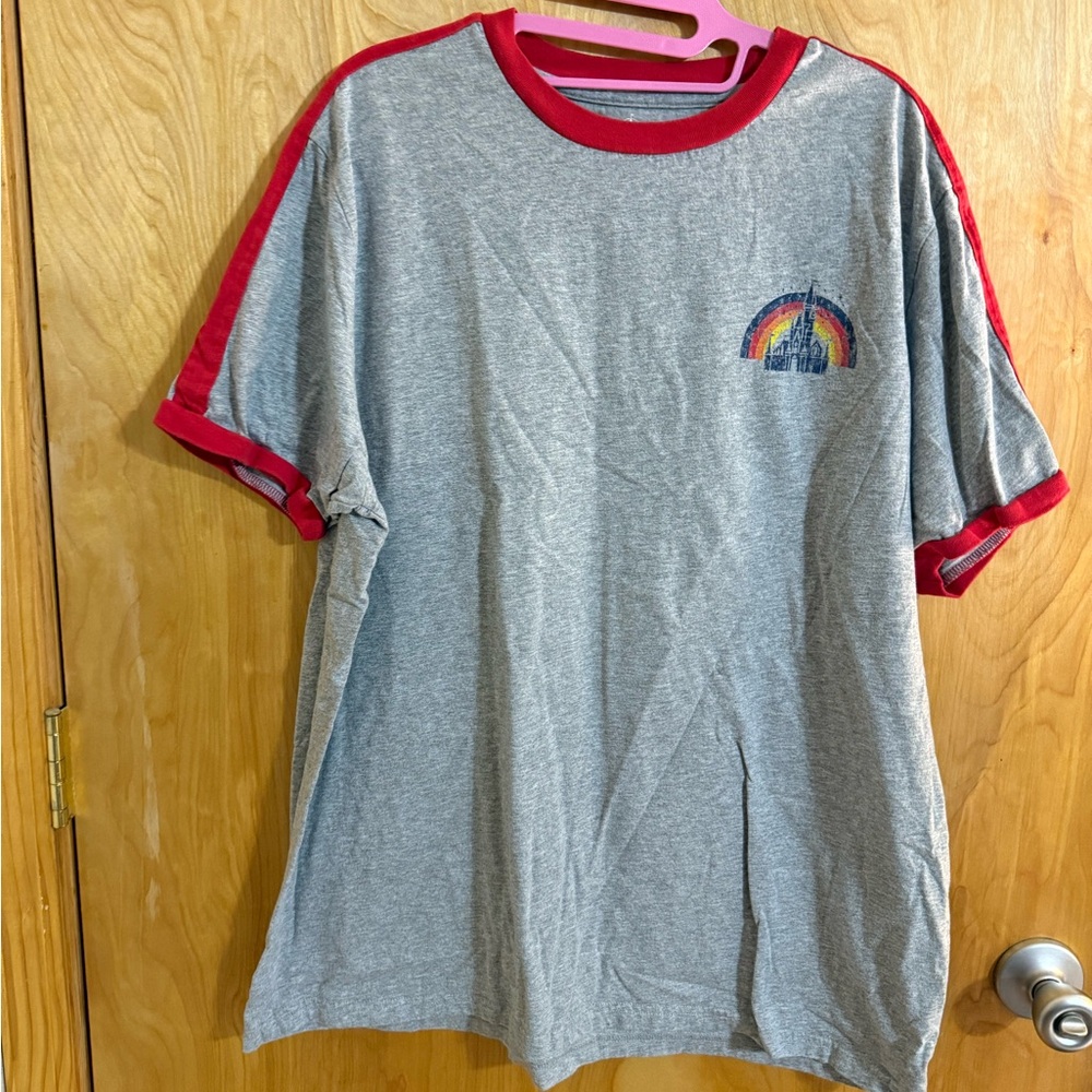 Walt Disney World Castle Ringer Tee Retro look XL WDW